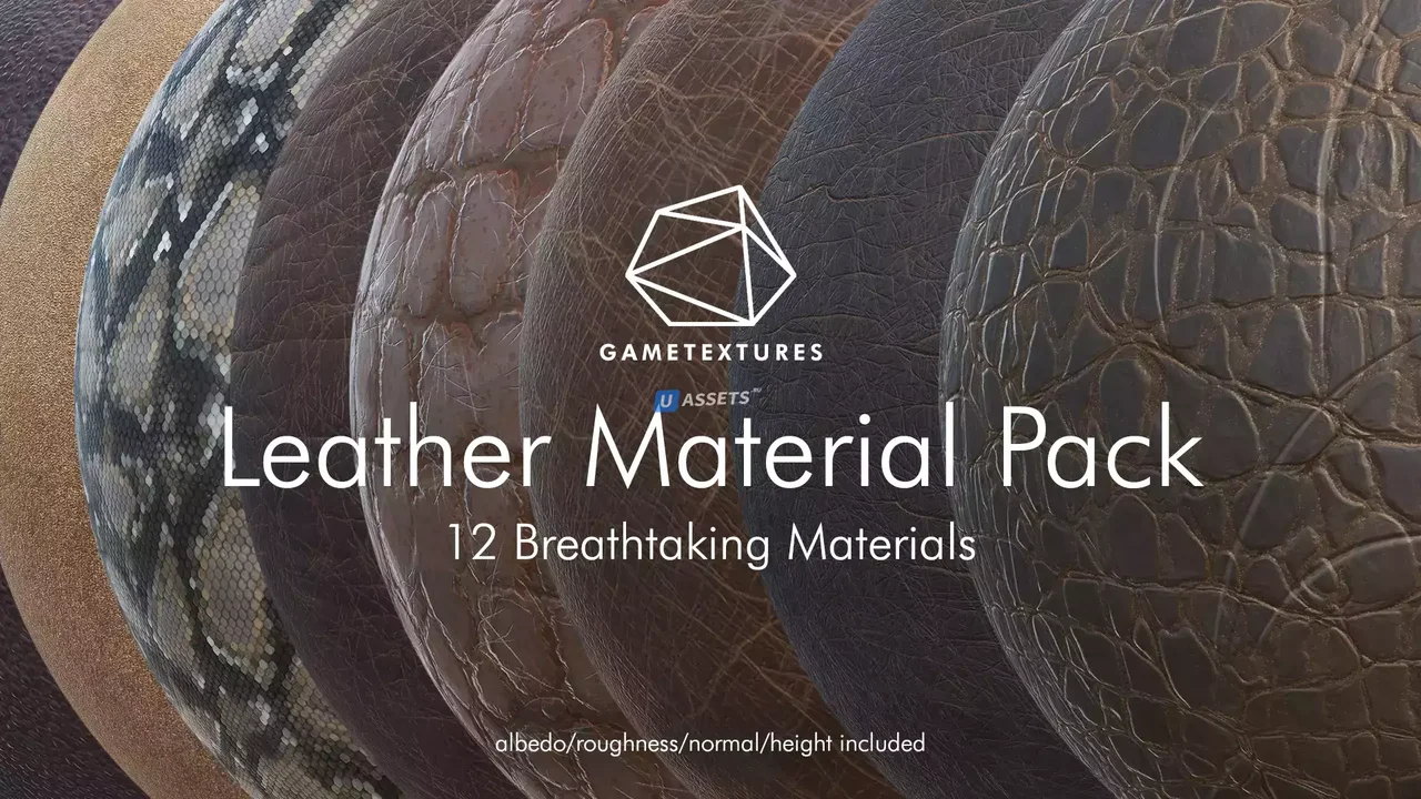 Leather Material Pack by GameTextures