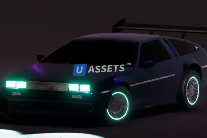 Cyberpunk Sports Car