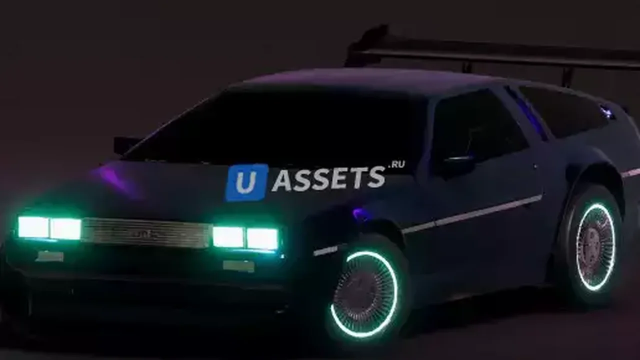 Cyberpunk Sports Car