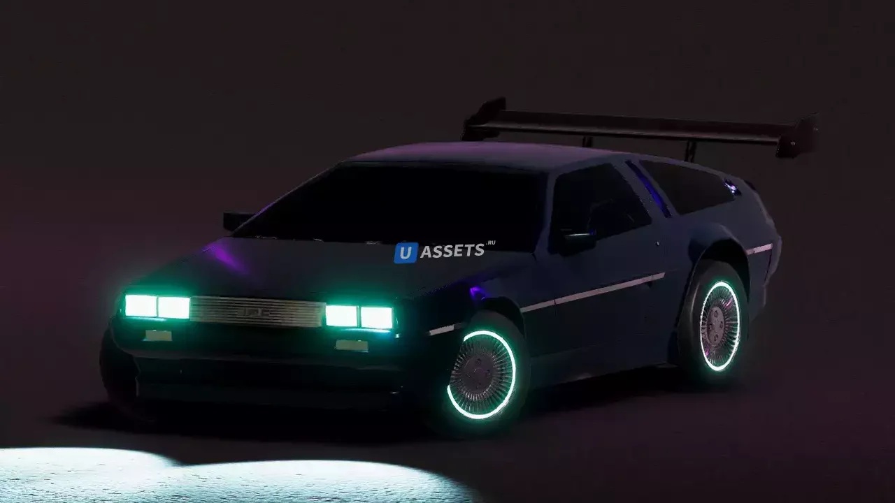 Cyberpunk Sports Car