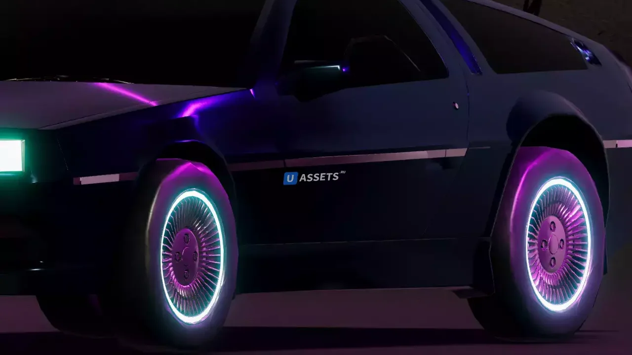Cyberpunk Sports Car
