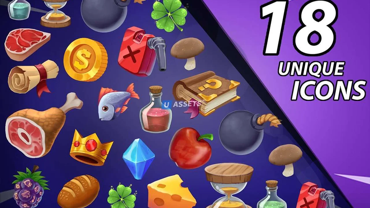 НАБОР 2D ПРЕДМЕТОВ