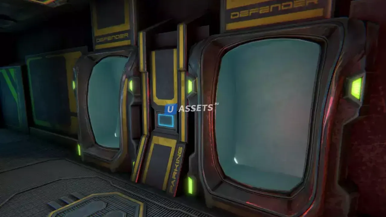 FPS/Survival Sci-Fi game assets v1