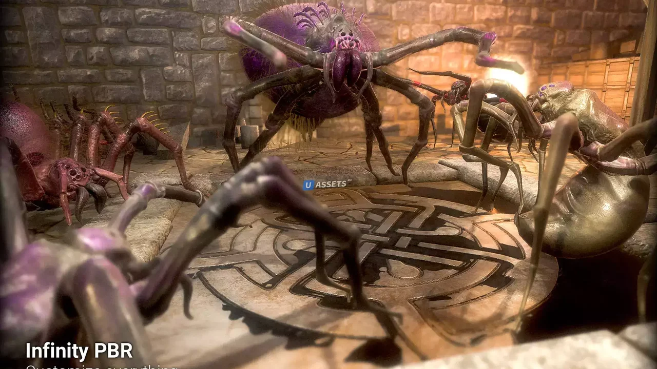 Spider Character Spiders Pack - Fantasy RPG