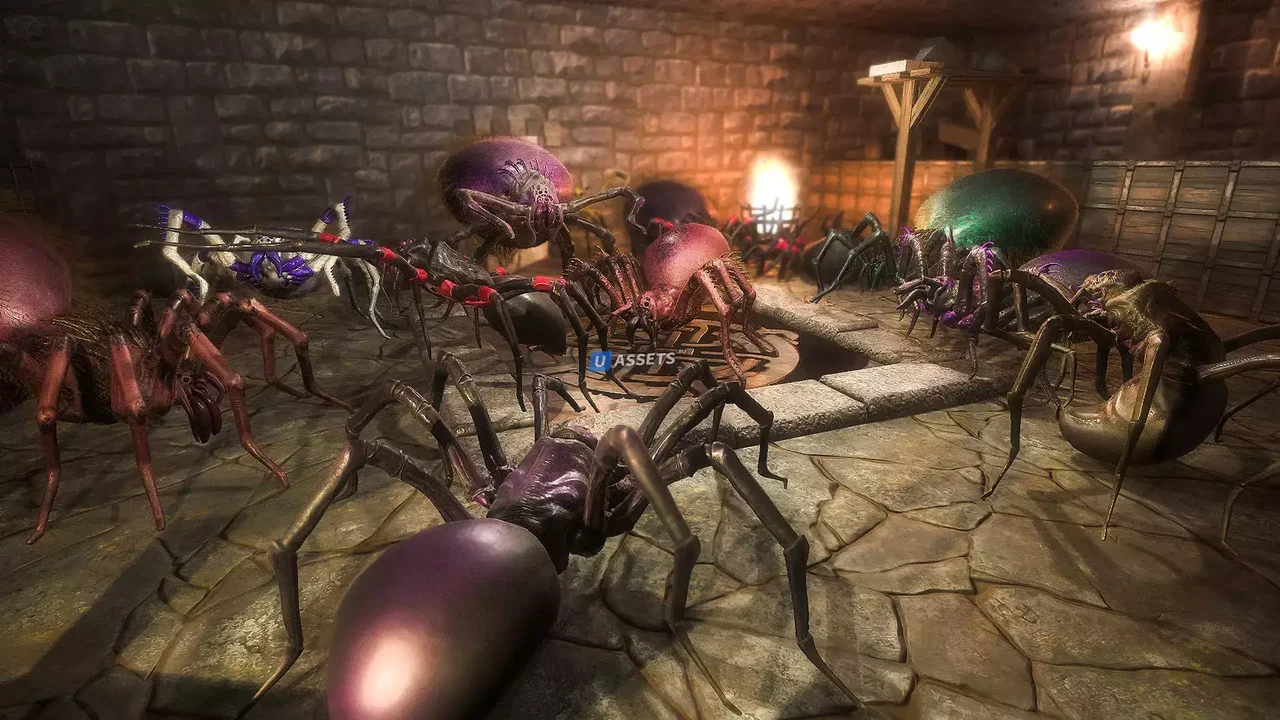 Spider Character Spiders Pack - Fantasy RPG