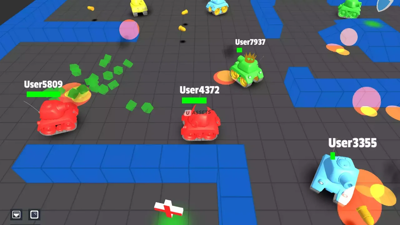 Tanks Multiplayer (MLAPI, Photon, Mirror)