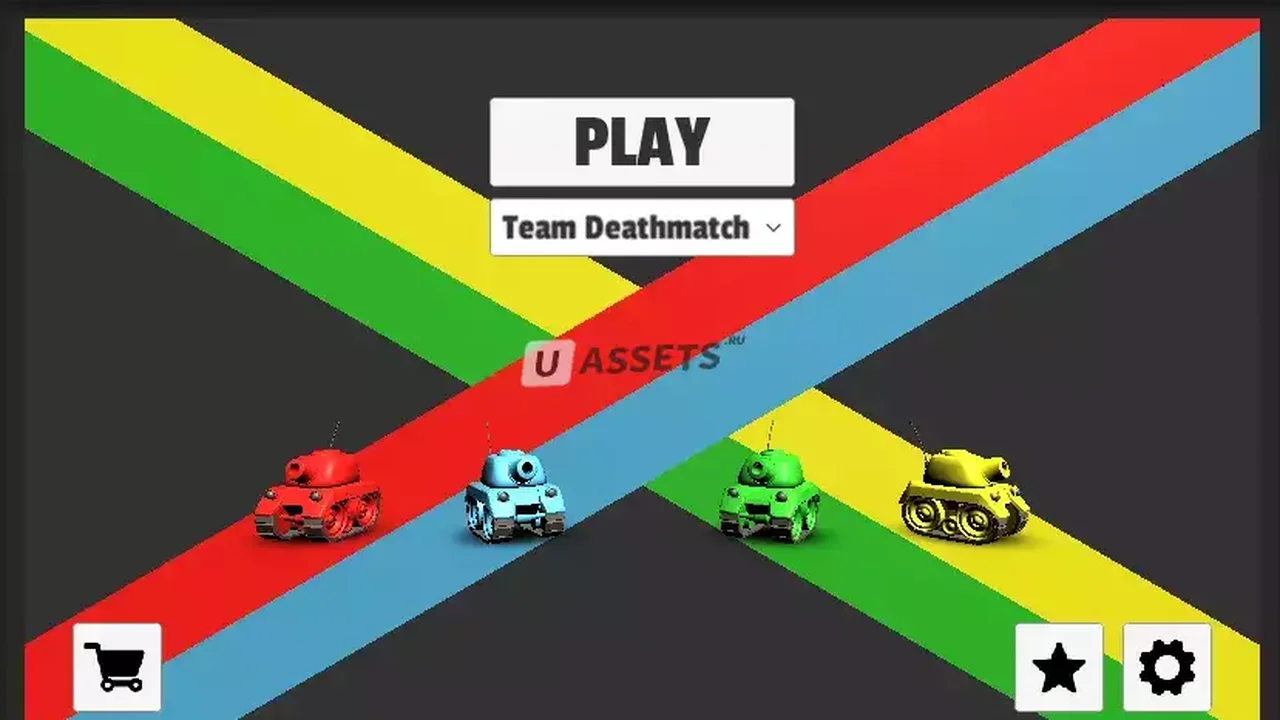 Tanks Multiplayer (MLAPI, Photon, Mirror)