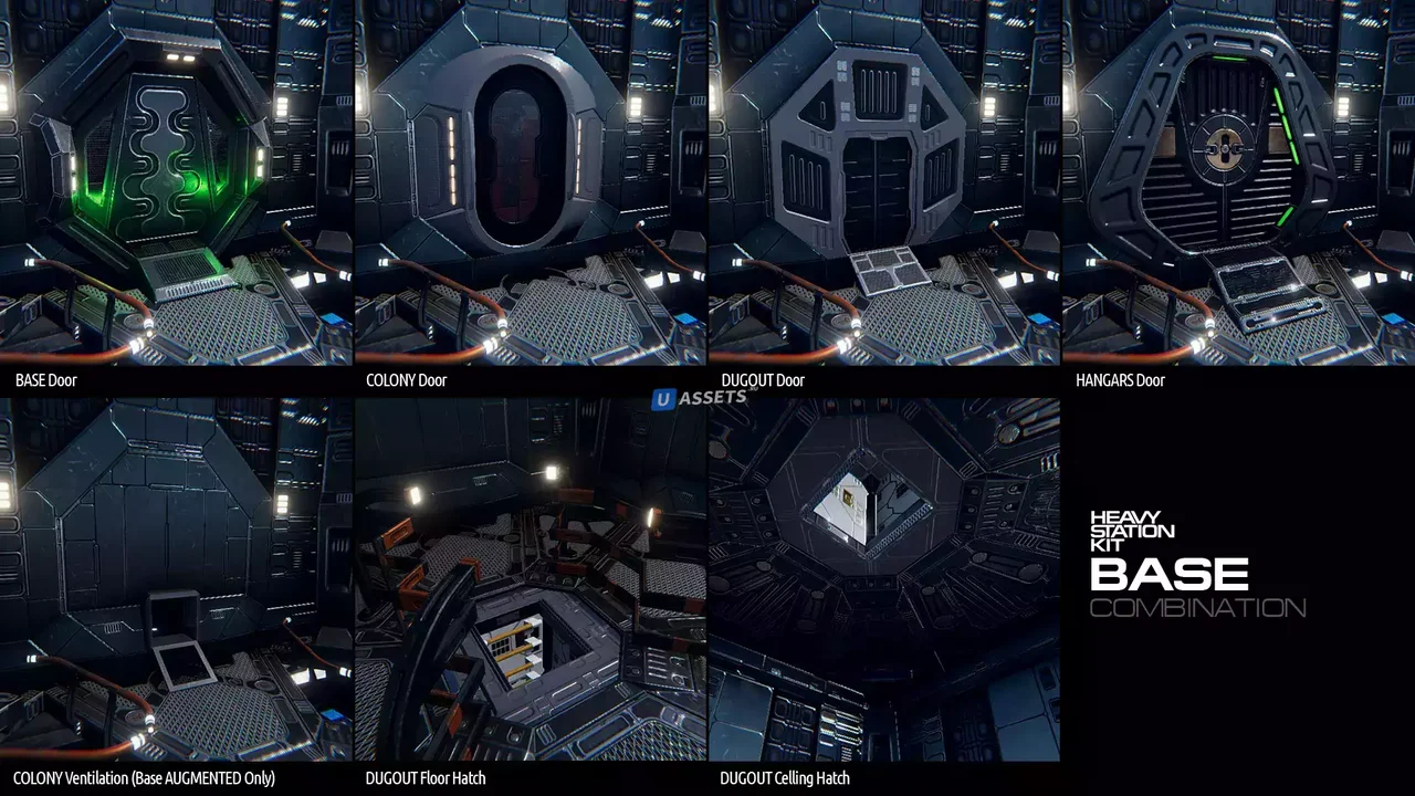 Sci-Fi Heavy Station Kit base