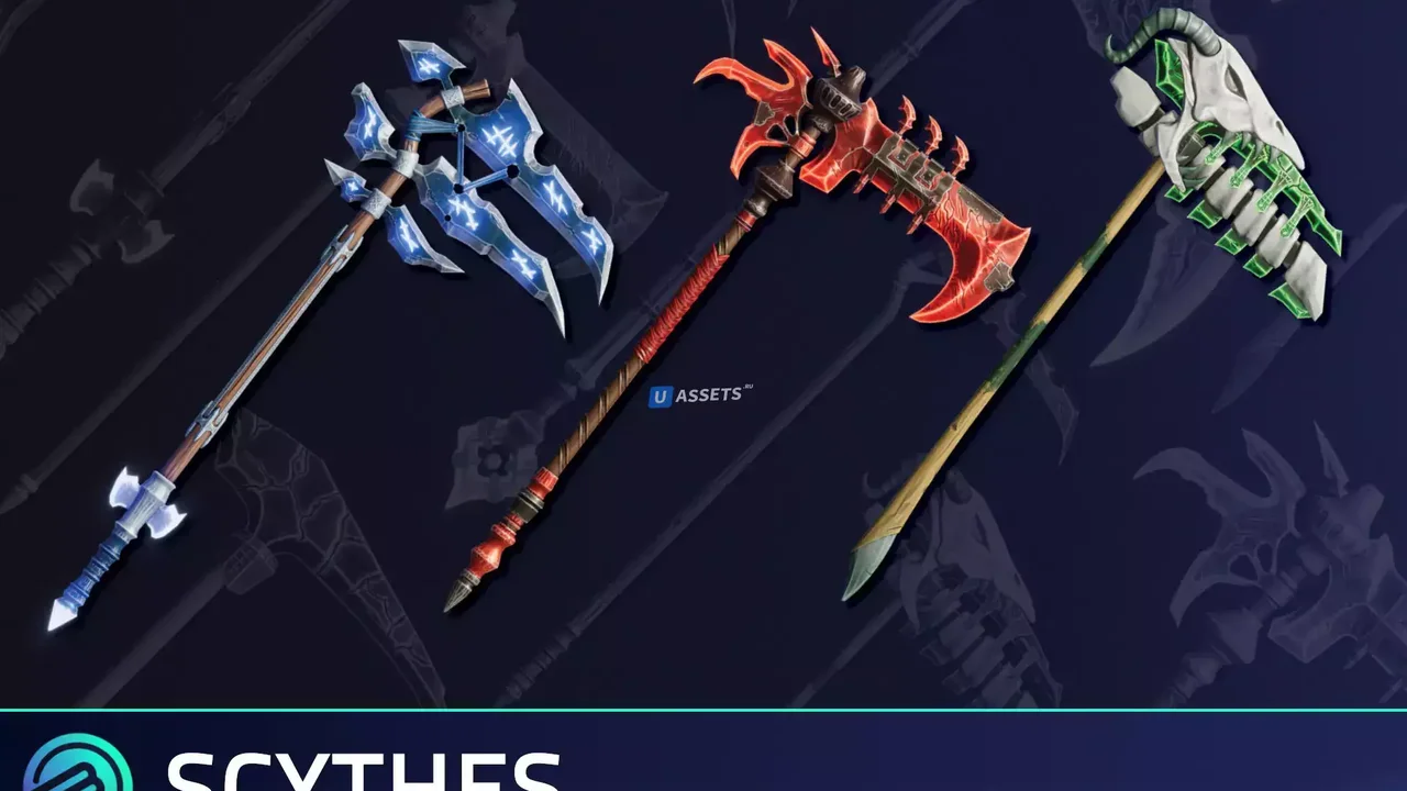 Stylized Scythes - RPG Weapons