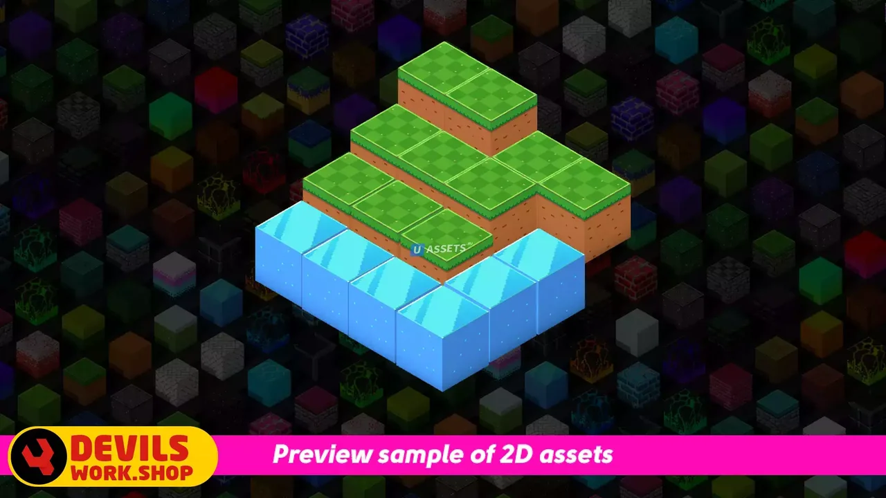2D PixelArt - Isometric Blocks