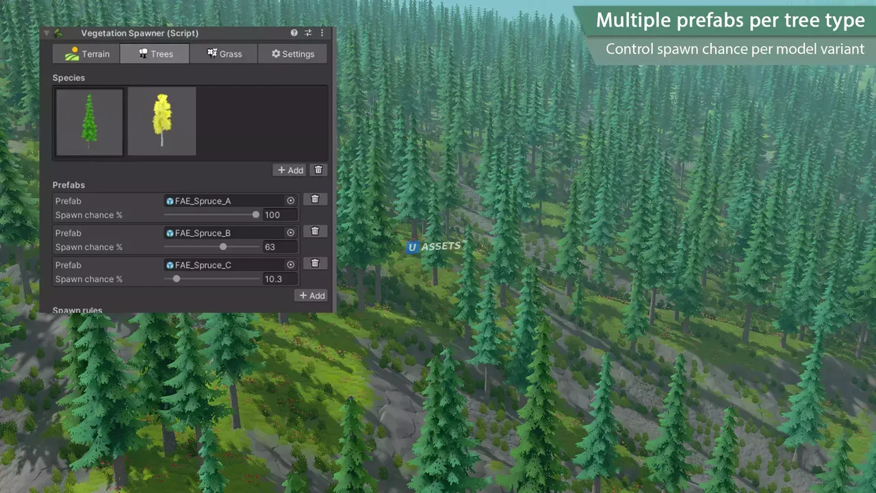 Vegetation Spawner