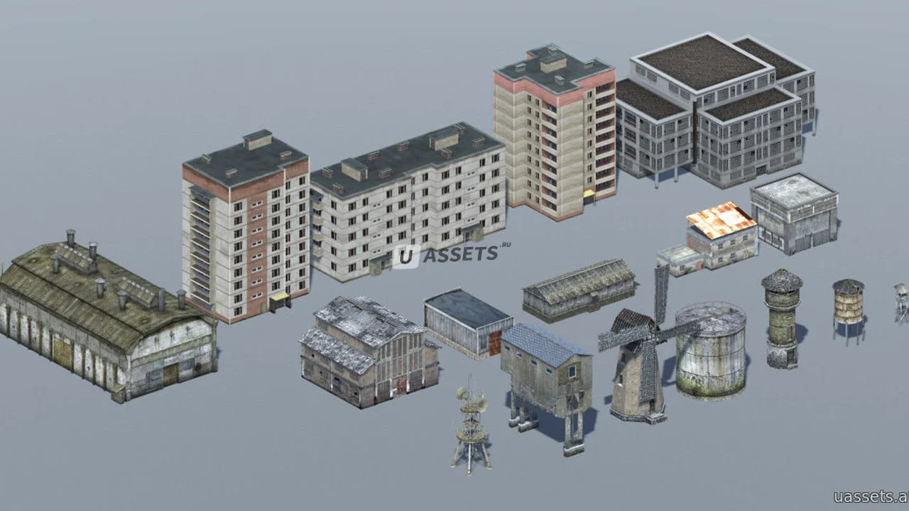Mobile Buildings Pack (17 in 1)