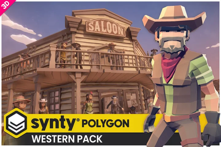 POLYGON Western - Low Poly 3D Art by Synty