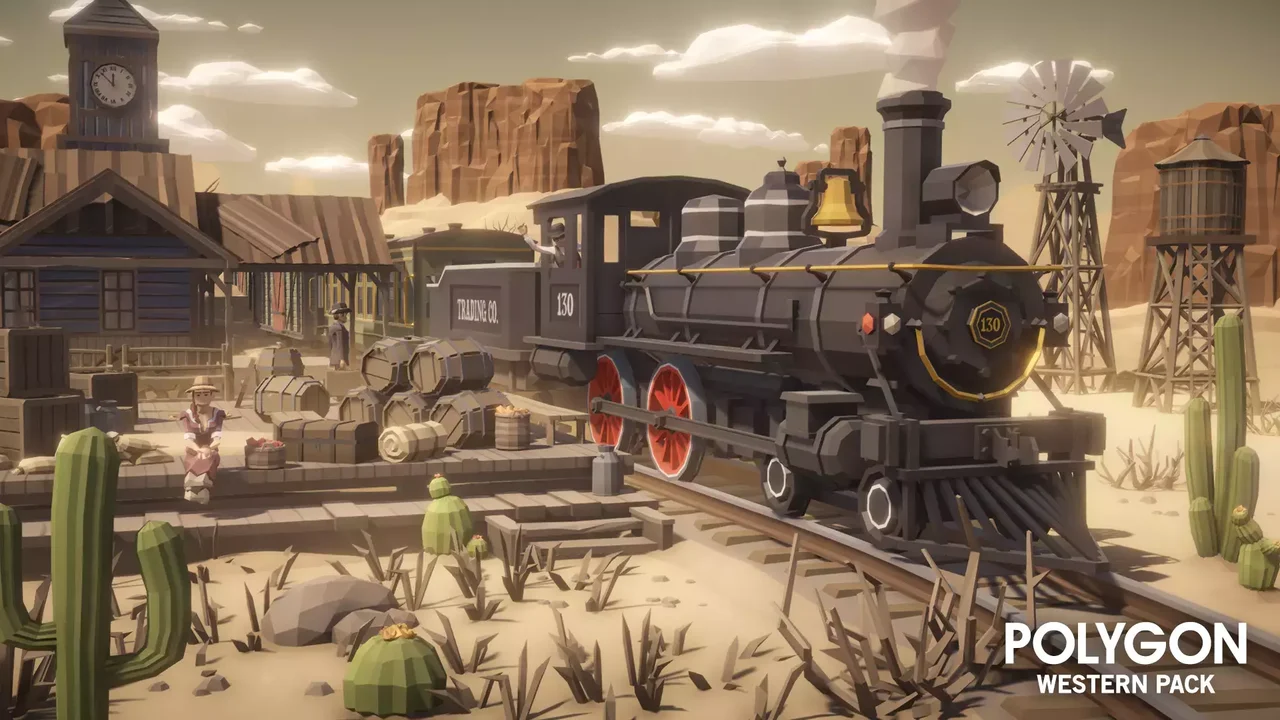 POLYGON Western - Low Poly 3D Art by Synty