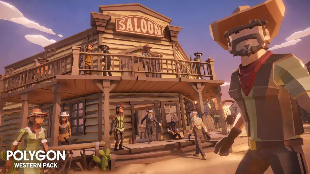 POLYGON Western - Low Poly 3D Art by Synty