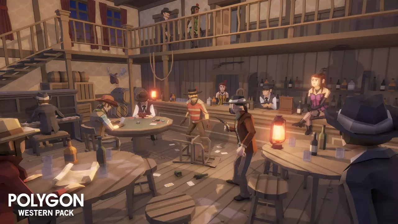 POLYGON Western - Low Poly 3D Art by Synty