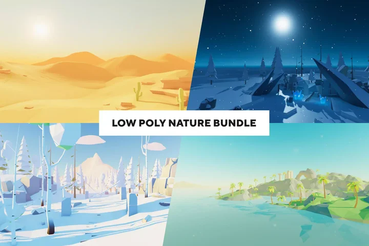 Low Poly Nature Bundle