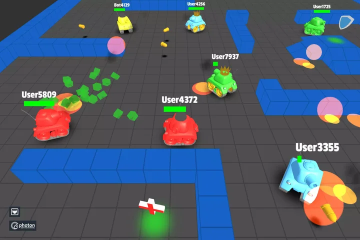 Tanks Multiplayer (Netcode, Photon)