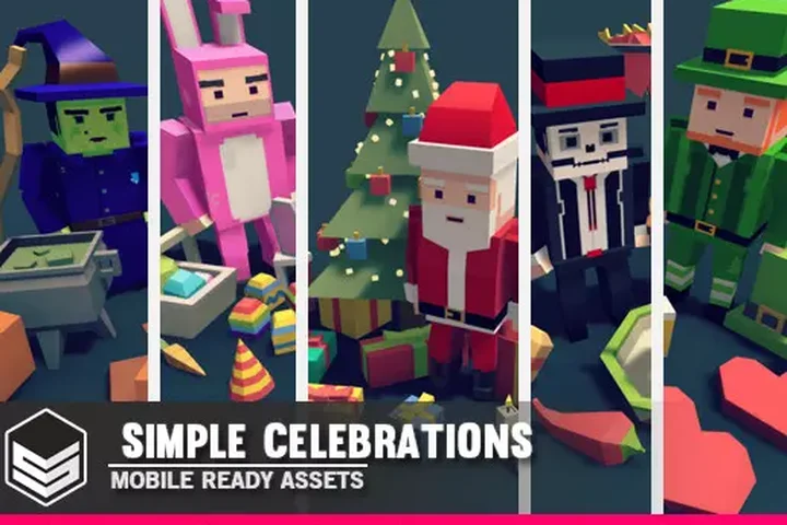Simple Celebrations - Cartoon assets