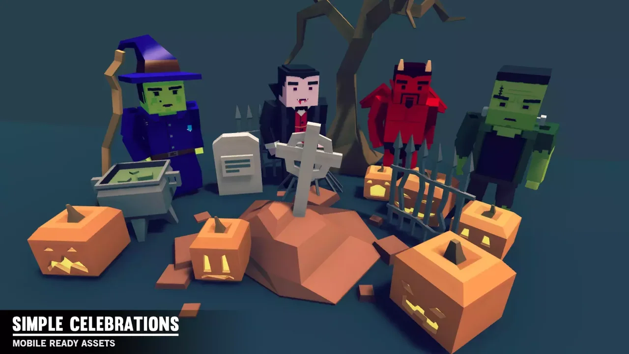 Simple Celebrations - Cartoon assets