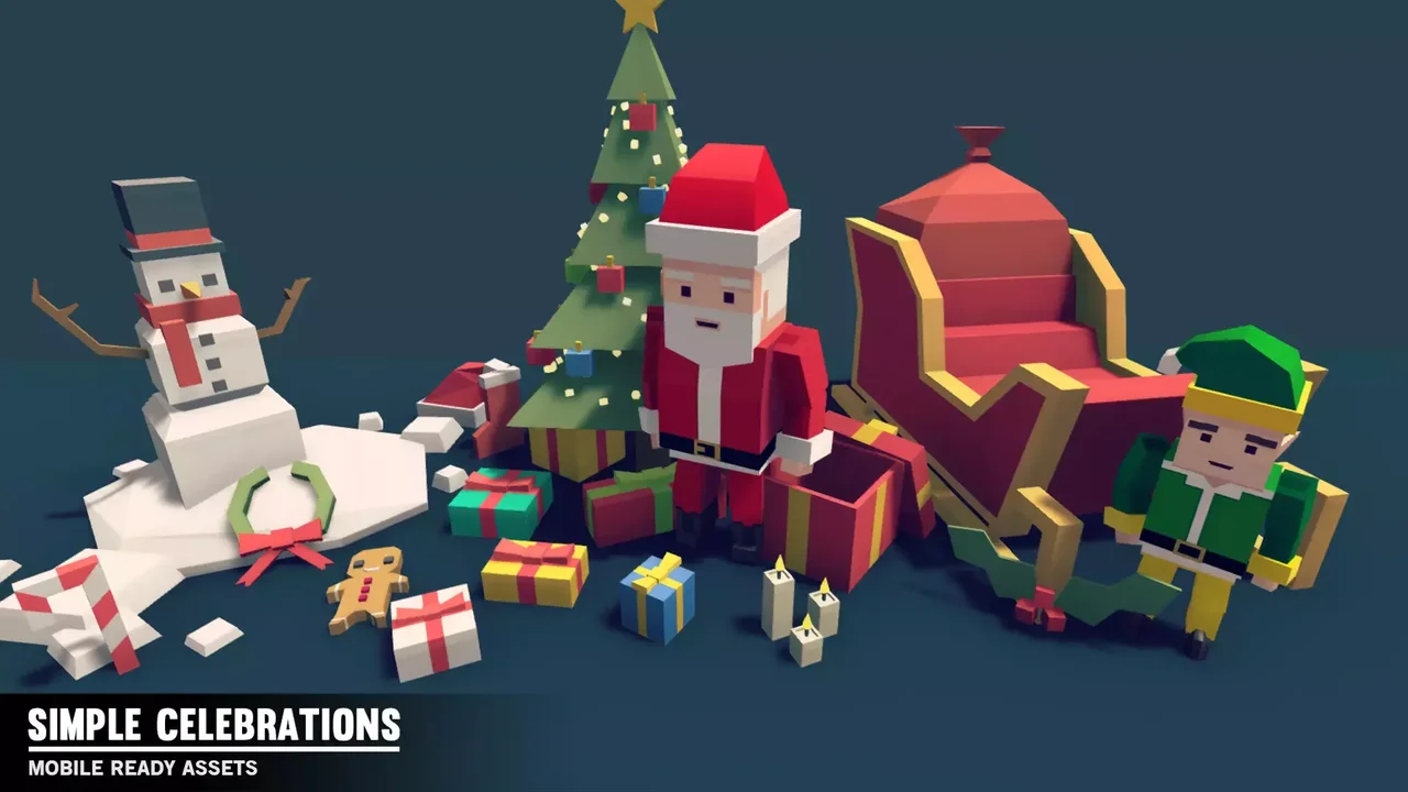 Simple Celebrations - Cartoon assets