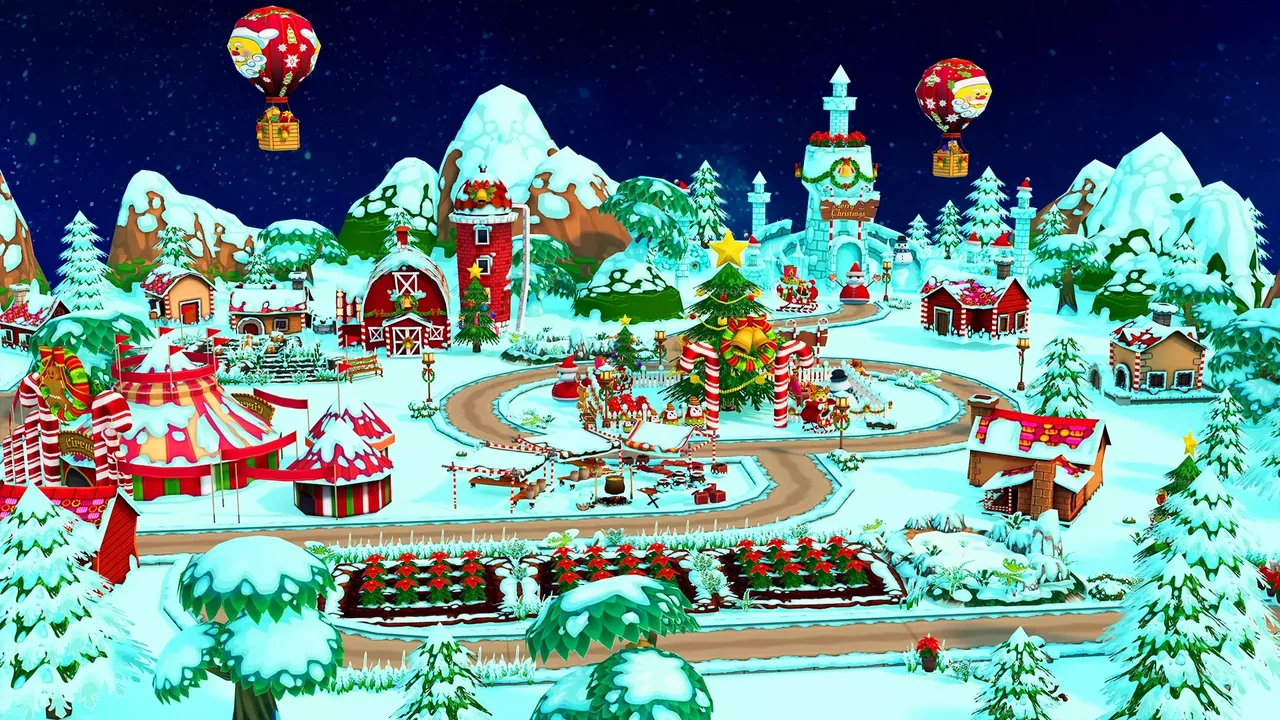 Christmas Cartoon Farm