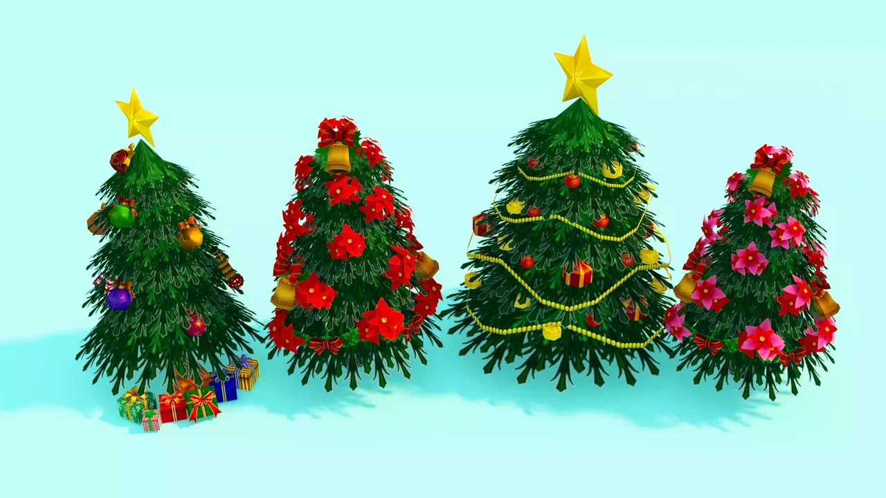 Christmas Cartoon Farm