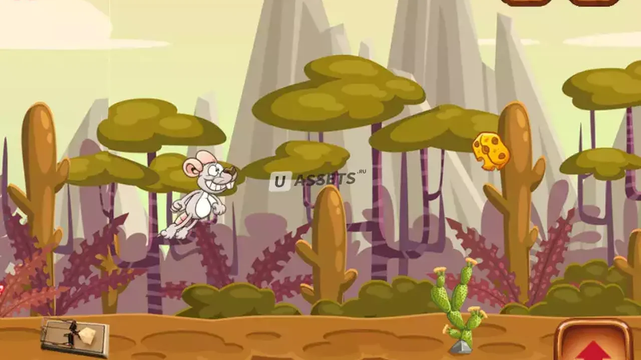 Cheesy Run - Cartoon Runner Game