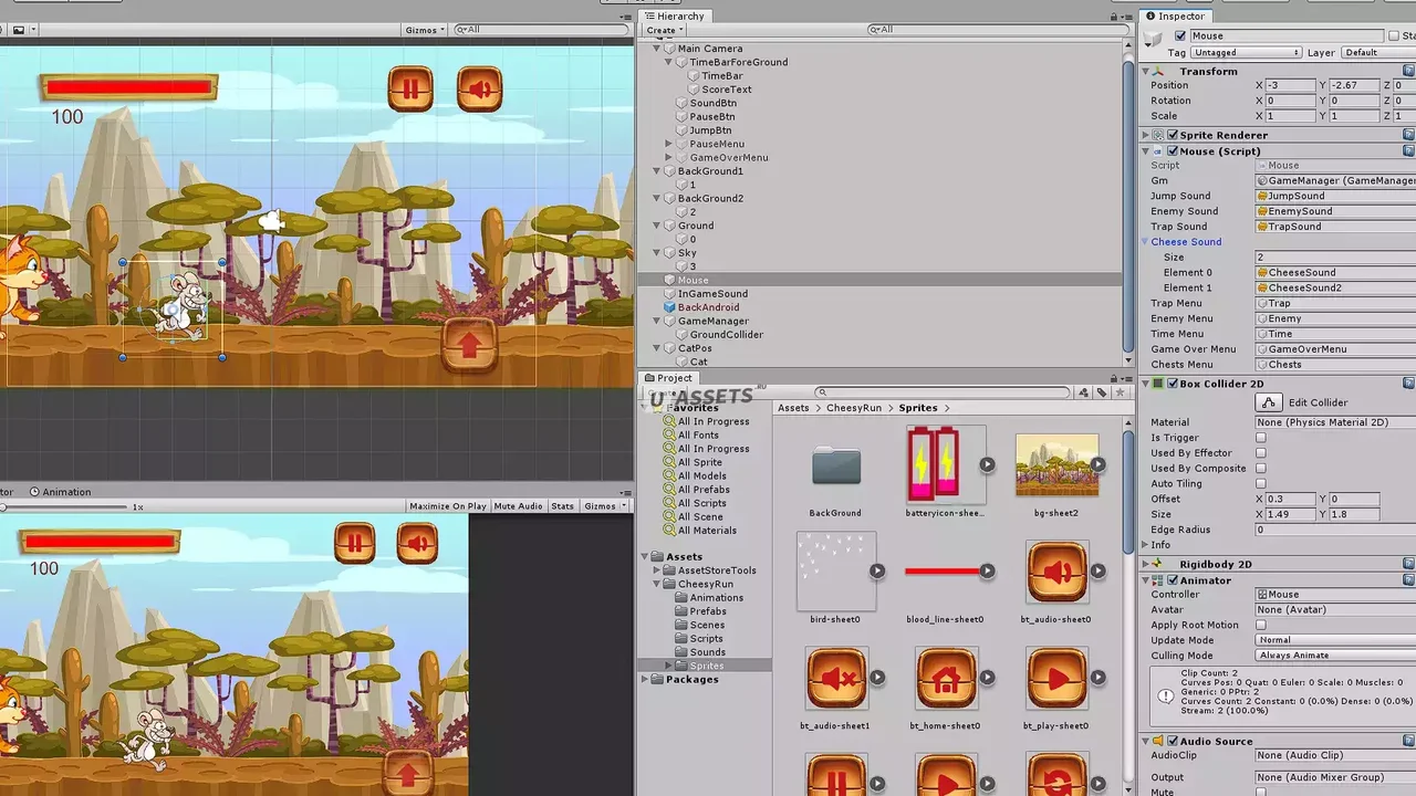 Cheesy Run - Cartoon Runner Game