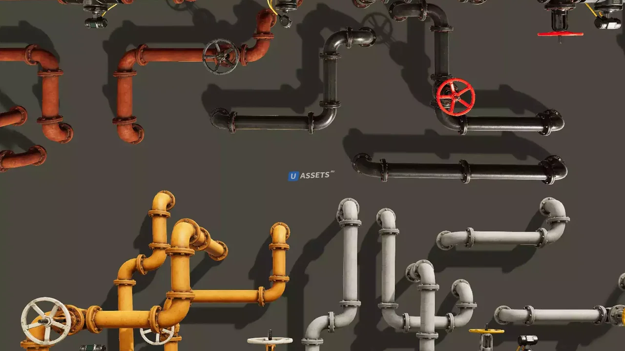 PBR Modular Pipes Set