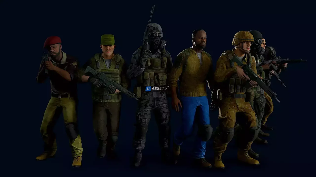 Modular military character