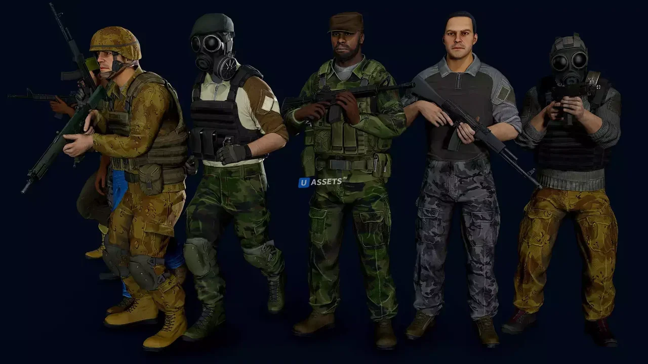 Modular military character