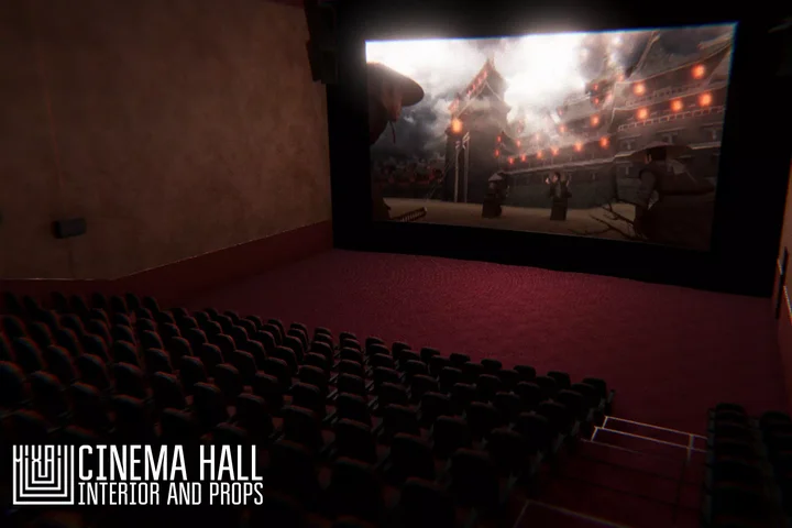 Cinema hall - interior and props