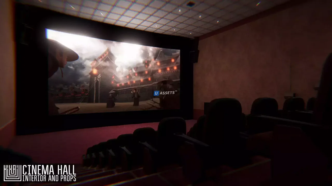 Cinema hall - interior and props