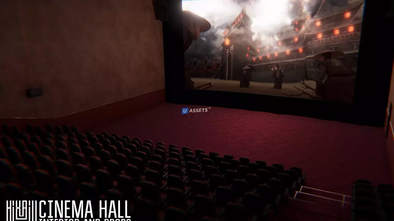 Cinema hall - interior and props