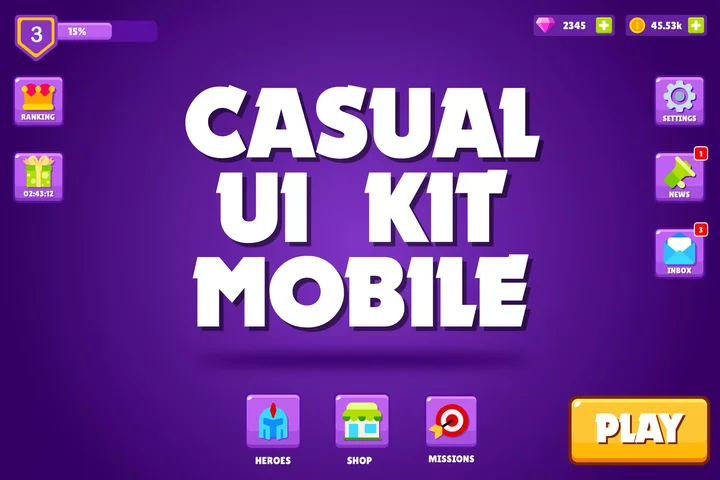 Casual UI Kit - Mobile