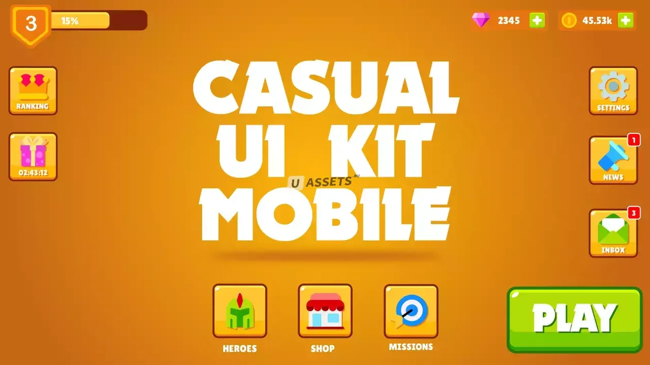 Casual UI Kit - Mobile