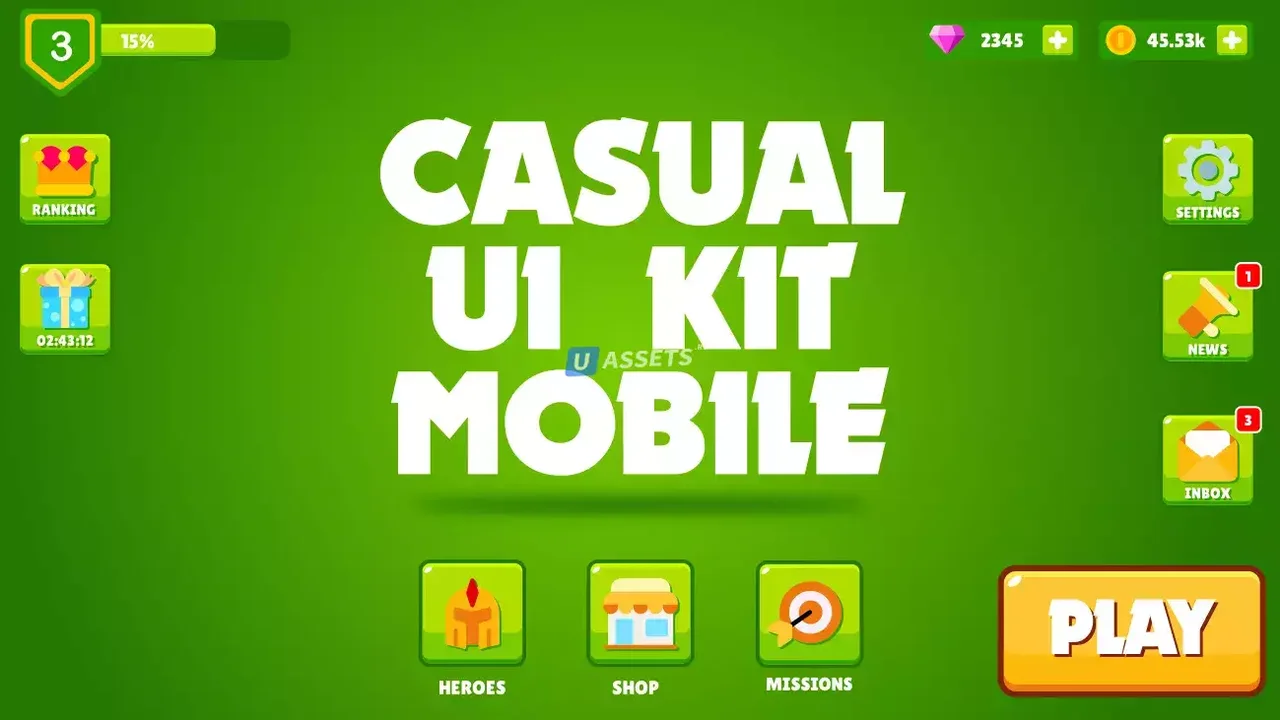 Casual UI Kit - Mobile