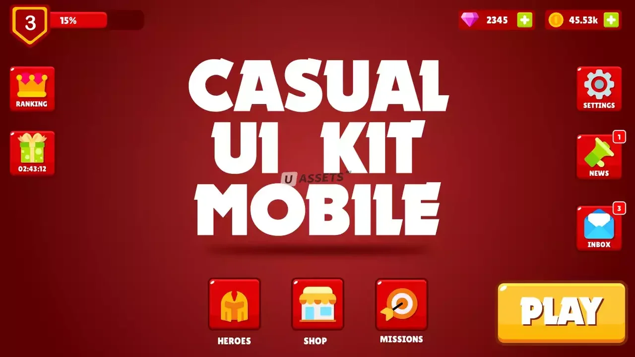 Casual UI Kit - Mobile