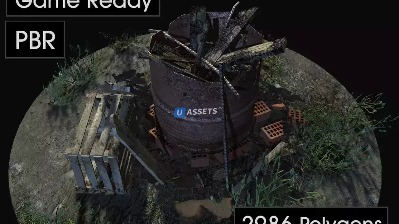 Realistic Bonfire Type # 4 Barrel