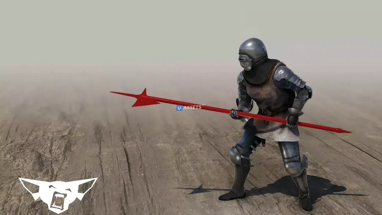 Spear And Halberd Animset