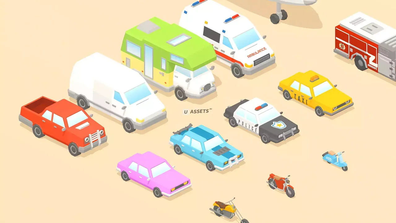 Low Poly: Vehicles