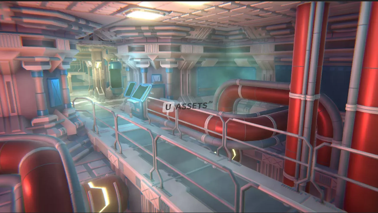 Lowpoly Pack : Modular Sci-Fi Station