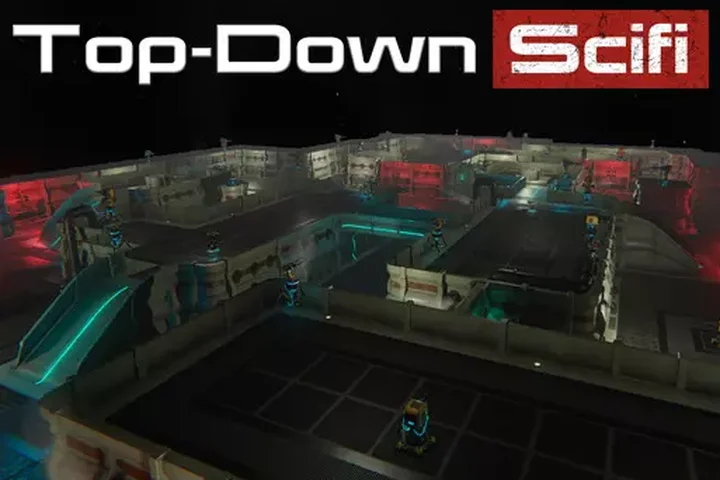 Top-Down Scifi modular Environment