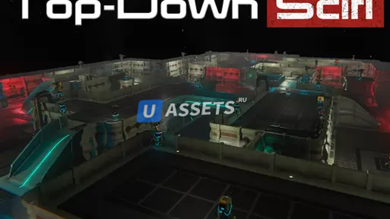 Top-Down Scifi modular Environment