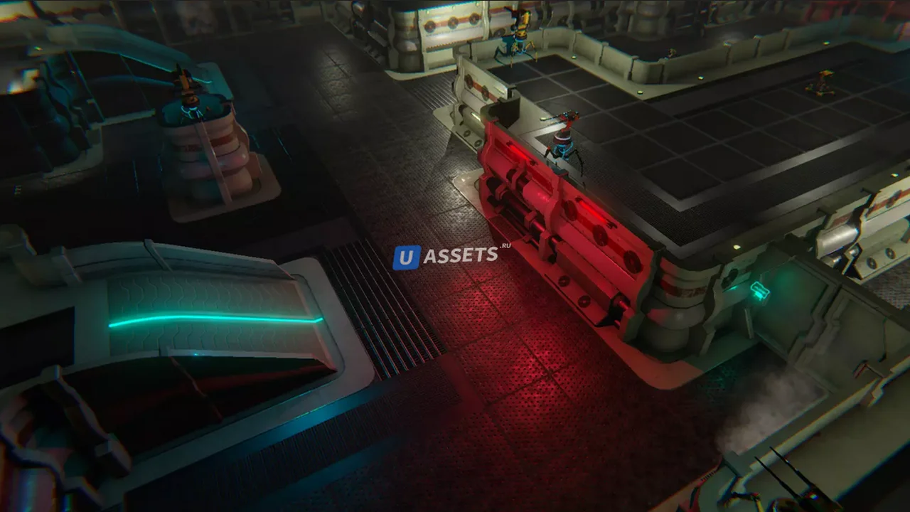 Top-Down Scifi modular Environment
