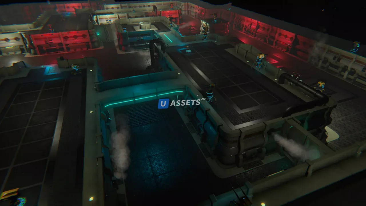 Top-Down Scifi modular Environment