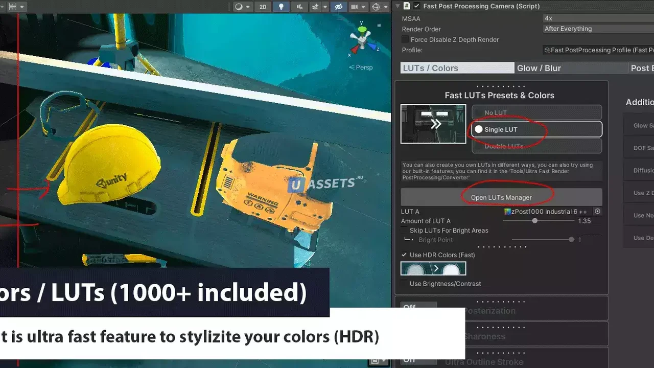 UFP - Ultra Fast PostProcessing (URP, Default)