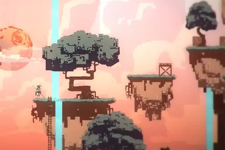 UniArt Pixel SciFi Landscape