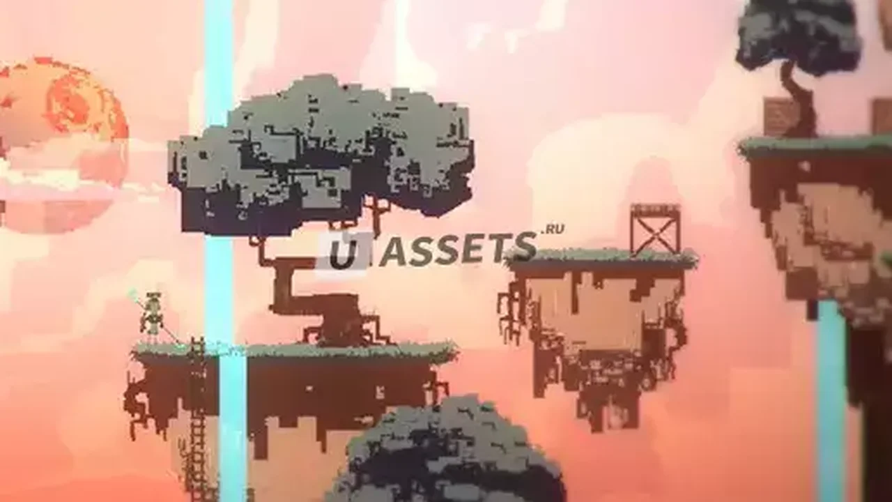 UniArt Pixel SciFi Landscape